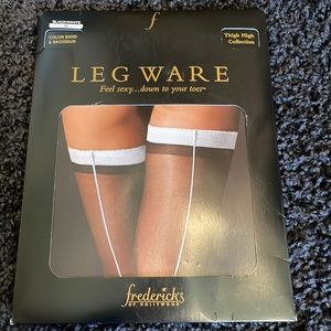Frederick’s of Hollywood thigh high stockings